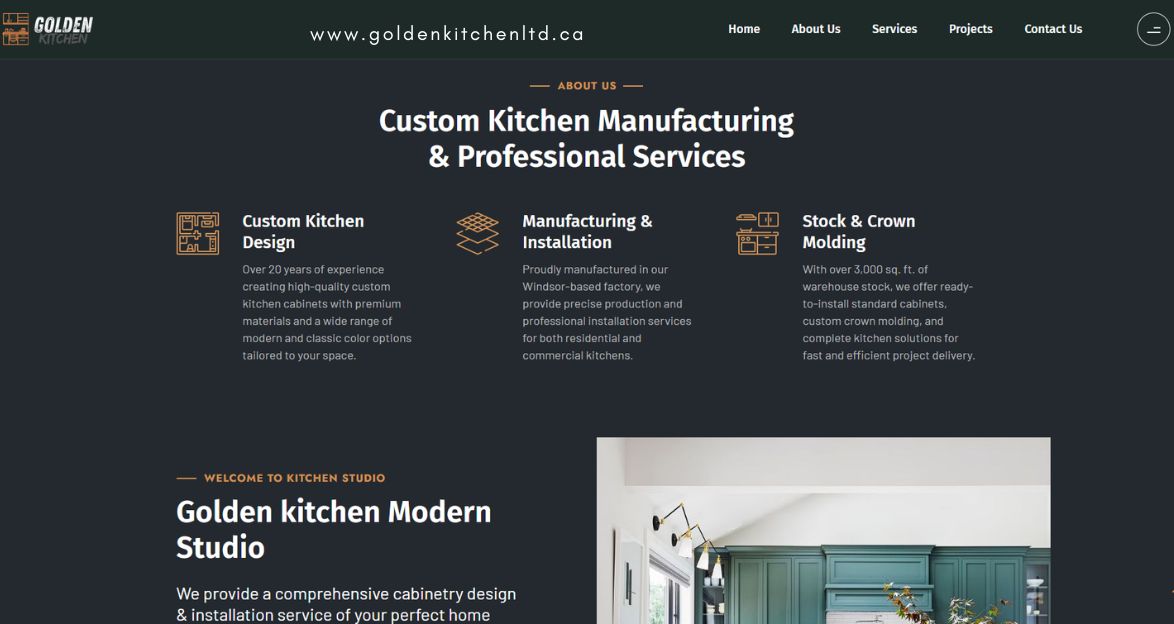 Golden Kitchen Project Preview